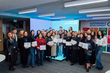 Сотрудники СПК «Алматы» получили образовательные сертификаты Глобального договора ООН