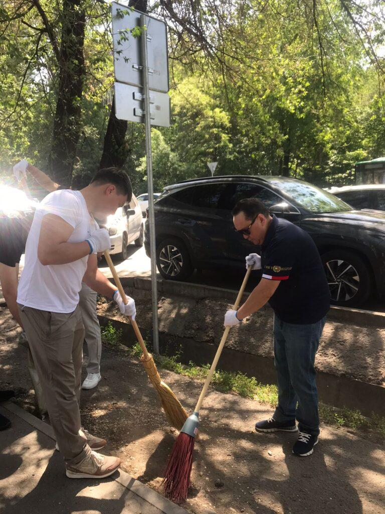 СПК «Алматы» приняла участие в экоакции в честь 80-летия Победы
